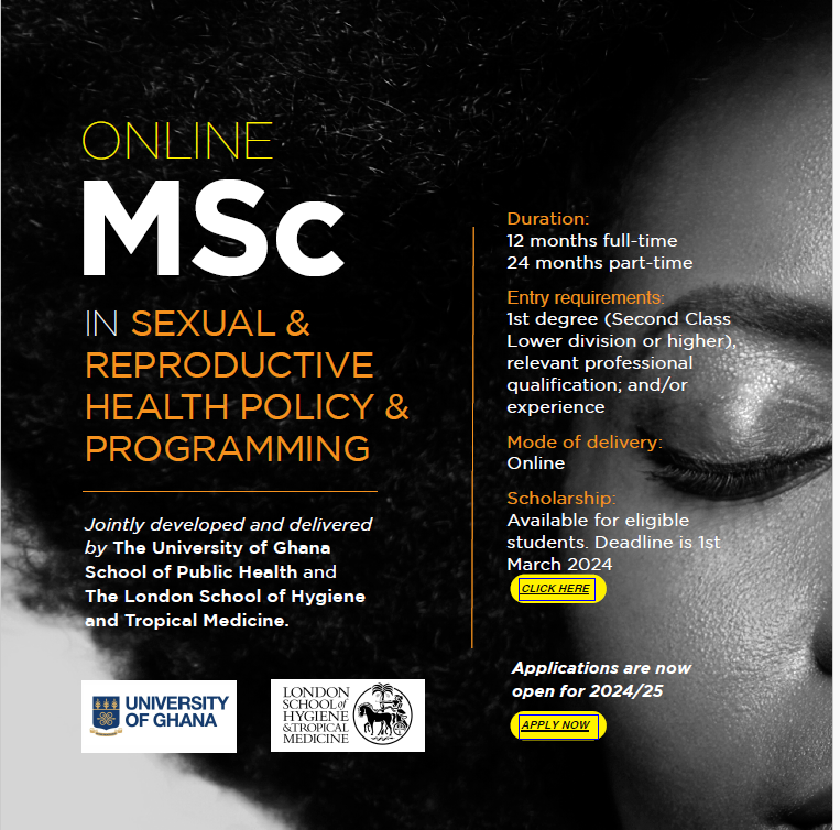 dedaogum's tweet photo. MSc opportunity for persons in SRH fields https://t.co/z3JifJRV4V