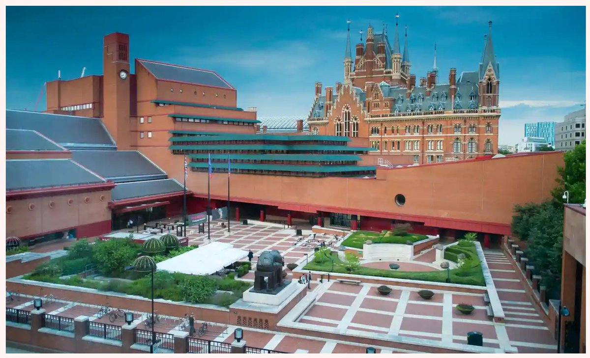 I have only just realised that the British Library was designed to look like a ship. All very po-mo.