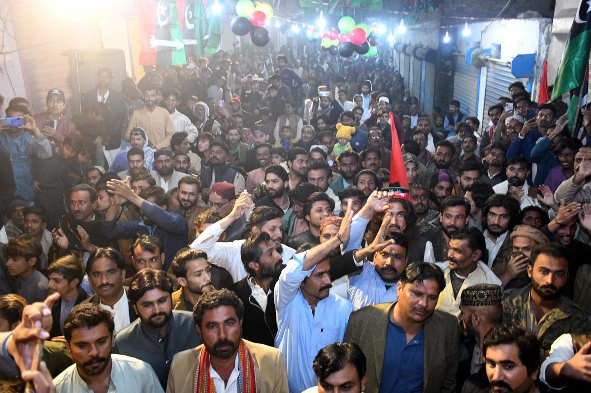 MediaCellPPP's tweet photo. SHAHEED BENAZIRABAD: Bibi @AseefaBZ attended a corner meeting regarding the election campaign at Taj Colony in Nawabshah. She was accompanied by former Provincial Minister for Health and Population Welfare and PPP candidate for PS-36, Dr. @AzraPechuho. Nawabshah is the home constituency of President Asif Ali Zardari, who is contesting from here for the National Assembly seat, NA-207.

In a tweet regarding the corner meeting, Bibi Aseefa Bhutto Zardari said: "The enthusiasm of the people has made it clear that on February 8, only the arrow will be stamped."