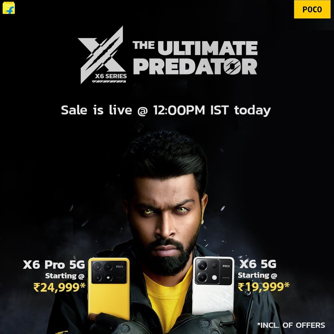manav_bansal_'s tweet photo. "The Ultimate Predator" orders starts today only on Flipkart ๐ฅ๐ฅ
#POCOX6OnFlipkart #POCOX6Series #POCO #Ultimate
#POCOIndia #POCO #MadeOfMad #Flipkart #TheUtimatePredator
@Himanshu_POCO @IndiaPOCO @Pathtoremember https://t.co/hfTfnrfuP8