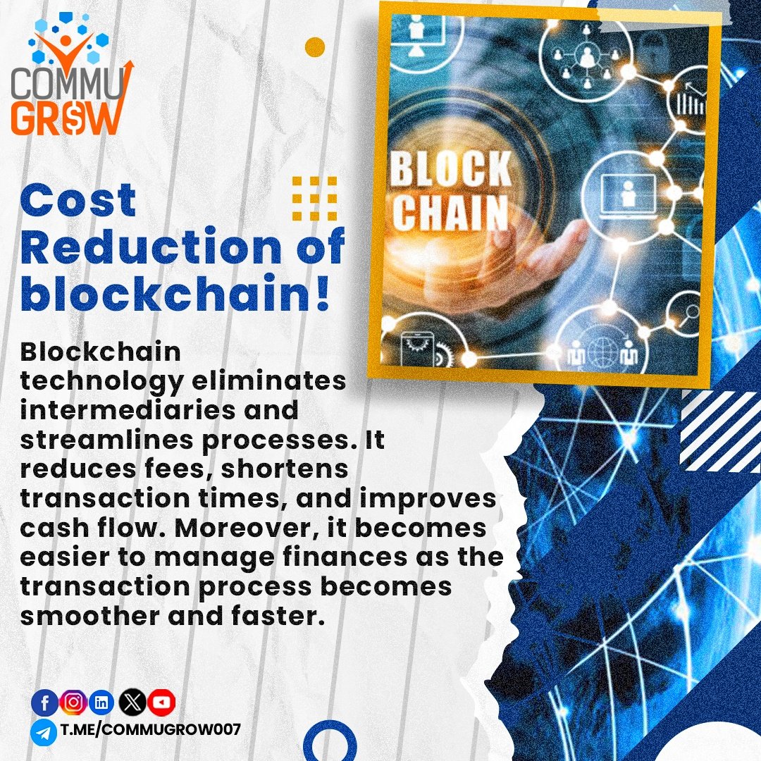 CommuGrow_07's tweet photo. Cost reduction of #Blockchain!!
Join our official telegram
👉 https://t.co/V6JIPRFSfn
#blockchaintechnology #blockchain #cryptocurrency #bitcoin #crypto #ethereum #btc #bitcoinnews #bigbrothernlbe #ป้าบัวผัน #Emmys #roomtoimprove #ป้าบัวผัน #ChuangAsia2024 #roomtoimprove https://t.co/UVGTtMLxCF