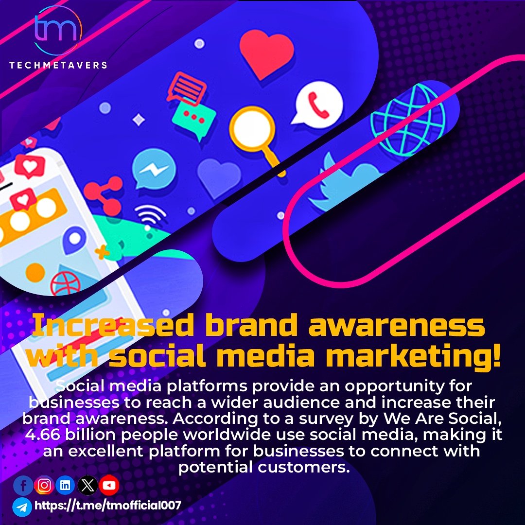 TechmetaversOf1's tweet photo. Increase brand awareness with #Socialmedia marketing!!
Join our official telegram now
👉 https://t.co/zkDoGnKVWP
#socialmediamarketing #digitalmarketing #socialmedia #marketing #branding #business #marketingdigital #bigbrothernlbe #ป้าบัวผัน #Emmys #ChuangAsia2024 #roomtoimprove https://t.co/ij1bOx7W5l