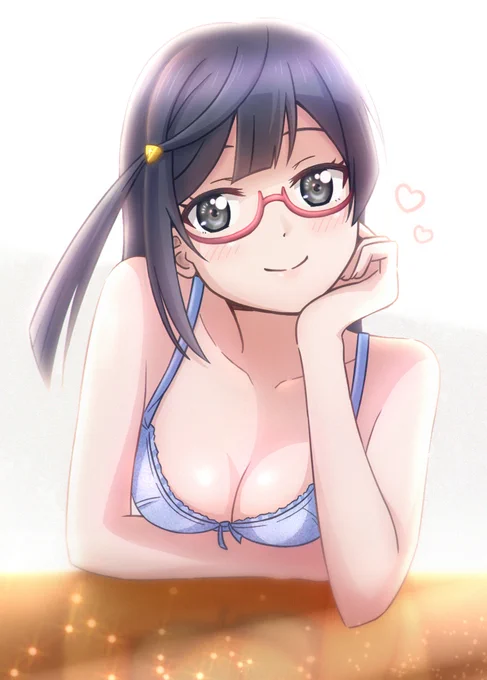 #あなたのデカパイ作品を見せてください スレンダー気味な子が推しになる事の多い私ですが時々こういうイラストも描いてるんですよっていう。#Aqours #松浦果南 #虹ヶ咲 #優木せつ菜 