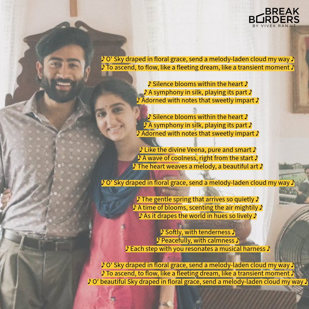 vrbreakborders's tweet photo. The latest blockbuster #AbrahamOzler gave us an opportunity to subtitle the classic song #Poomaaname from Nirakkoottu, composed by Shyam sir &amp; penned by Poovachal Khader sir. Grateful for this opportunity and super happy about the massive success of the film! 

#Ozler #Subtitles https://t.co/UFjSr2ALwc