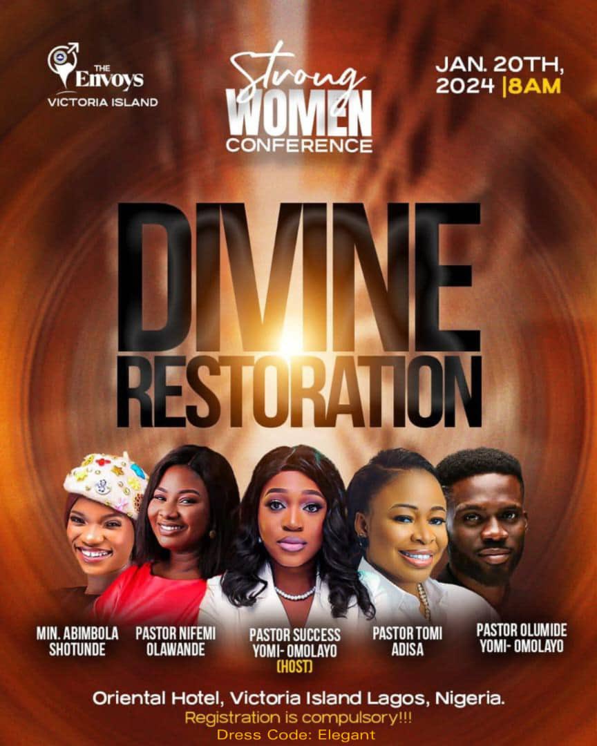 Strongwomenetw's tweet photo. 4 days until the Strong Women Conference 2024!
A divine restoration awaits, and your seat is waiting to be secured.
Click the link in our bio to register and embrace this transformative experience. #StrongWomenConference #SWC24 https://t.co/rtxkweDNNH
