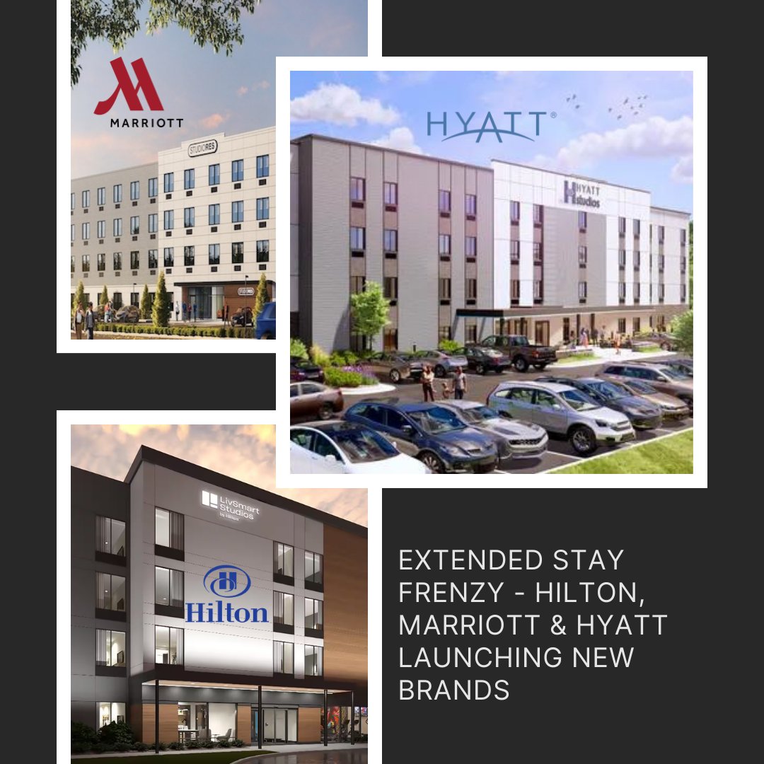touristician's tweet photo. @Hilton , @MarriottIntl , &amp; @Hyatt are shaking up the extended stay market with their newly announced brands, redefining what it means to feel at home while on the road. Read all about it in our latest post:

https://t.co/WIlcktllcU https://t.co/75emZV0zFx