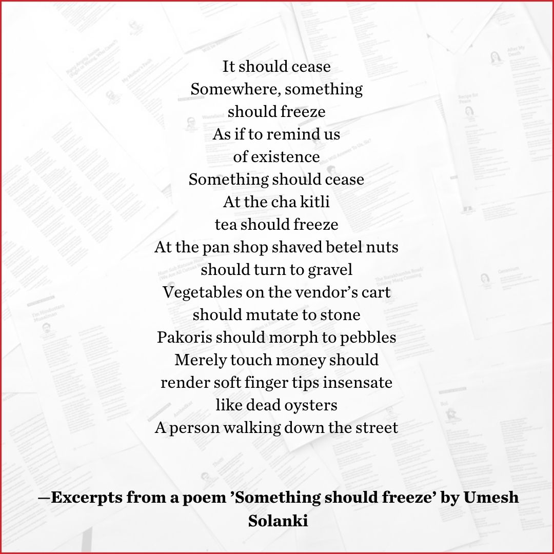 #OutlookMagazine | Umesh Solanki, an Ahmedabad-based photographer and documentary filmmaker writes ##poems with reference to #nomadic and denotified #tribes. 

Read more:
outlookindia.com/culture-societ…
