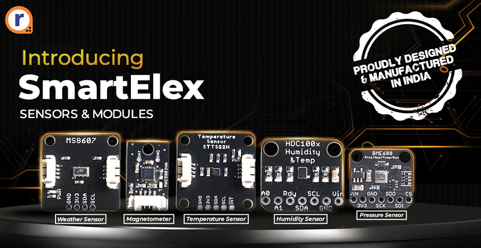 robulabs's tweet photo. Hey guys welcome to the journey of smart digital environmental sensors, we are happy to introduce SmartElex Sensors &amp; Modules.
.
1. Highly Accurate
2. Reliable
3, Easy to use
,
Do check out the sensors: - https://t.co/DoO8ePeA22
.
#sensor #embeddedsystems #robu #robureels https://t.co/6sxVZk8DWA