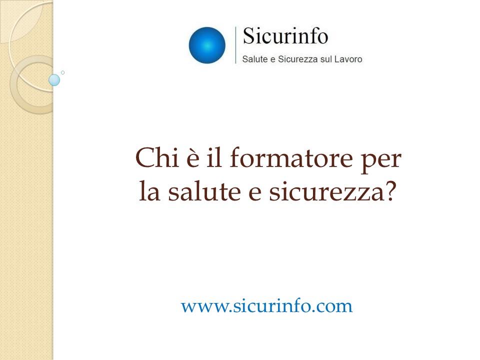 sicurinfo's tweet image. Il #formatore per la #salute e #sicurezza . Per approfondire gratuitamente #sicurinfo: sicurinfo.com/articoli/