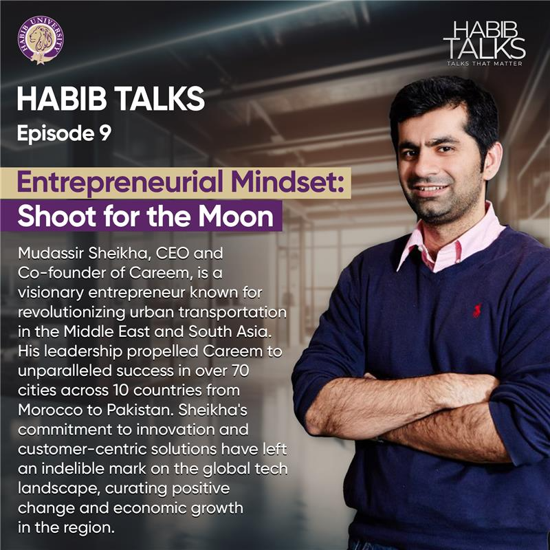 HabibUniversity's tweet photo. Mudassir Sheikha, CEO and Co-Founder of @careem, is an innovative thinker and a leading tech #entrepreneur determined to find solutions no matter how big the problem.
Hear him share his story in the 9th episode of #HabibTalks!
#ComingSoon #YouTube #HabibUniversity https://t.co/ItV8LfpuPo