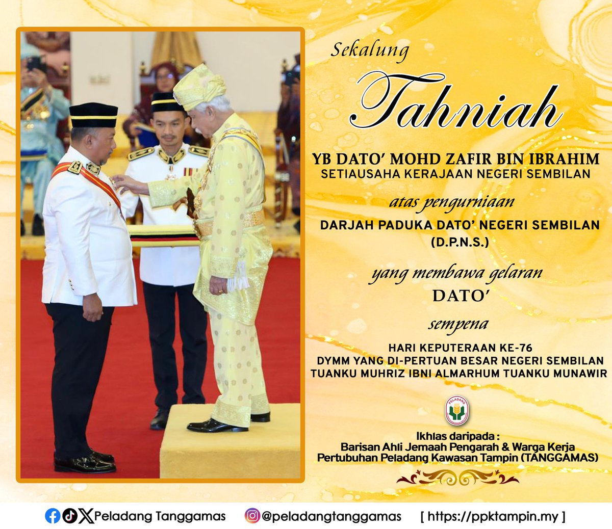 Sekalung TAHNIAH
.
#LPPMalaysia
#LPP4Farmers
#PerkasaPeladang
#KeluargaPeladang
#KPKMMalaysia
#MalaysiaMadani
#CukupdanTerjamin
#demipertiwi
#hppnk2023
#ppktampintanggamas
#kitosatupasukan