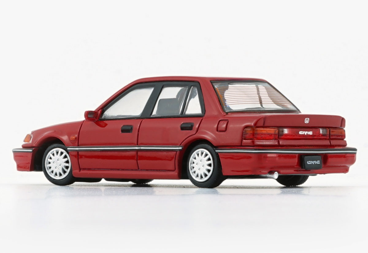 ミニカー予約】BM CREATIONS 1/64 ホンダ シビック EF2 1991 レッド