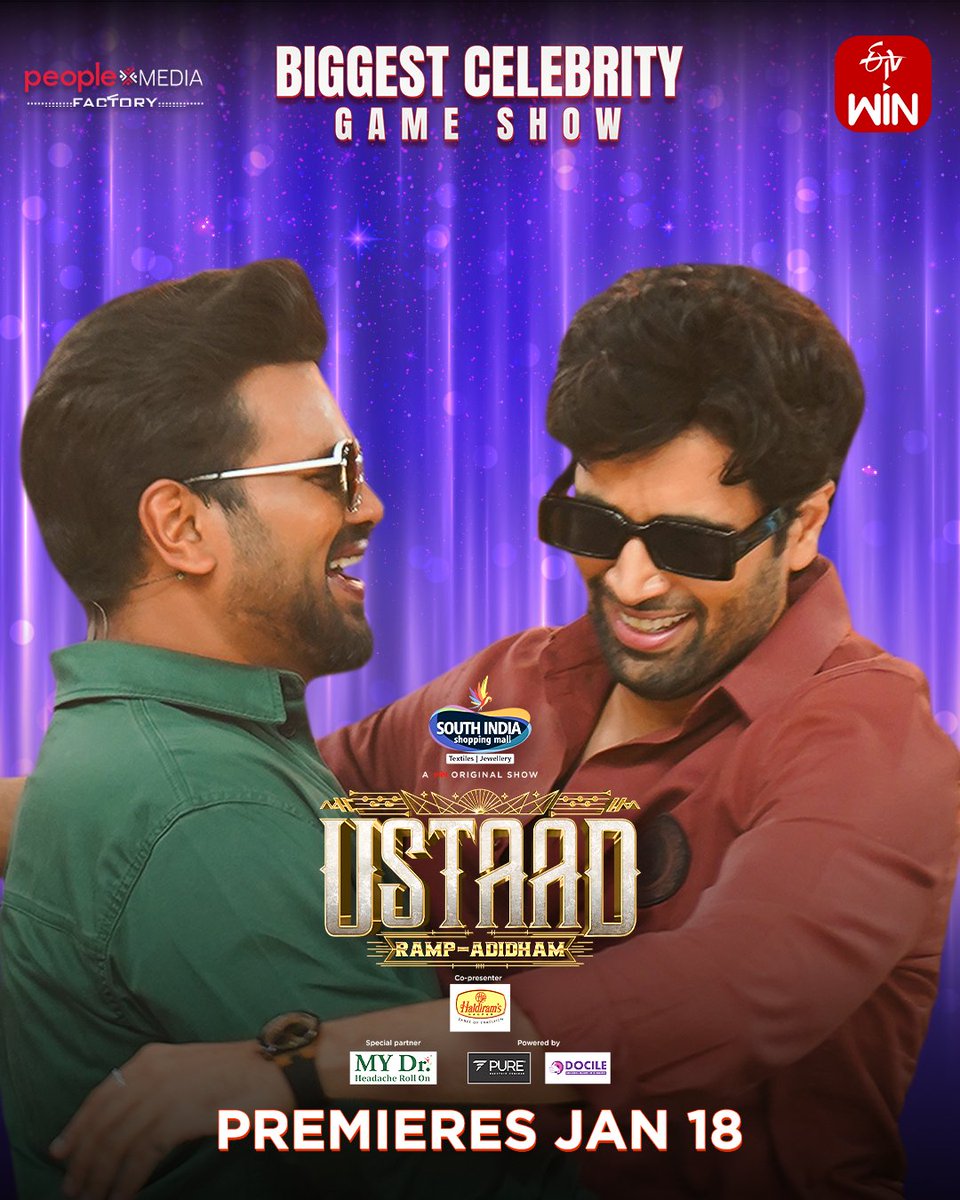etvwin's tweet photo. ⭐️ Major reporting to #Ustaad for a high rampage episode…🫡😎

Premieres January 18.

@AdiviSesh

#UstaadRampAdidham #adivisesh #MM #EtvWin #WinThoWinodham https://t.co/VPAhYLw62W