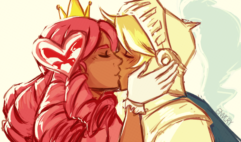colored an old princessknight sketch #cookierun