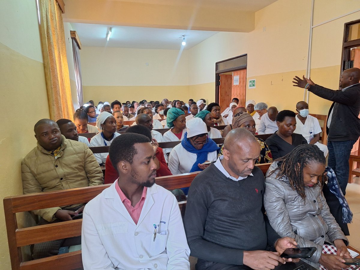 BYUMBA LEVEL II TEACHING HOSPITAL (@byumbahospital2) on Twitter photo With the continuous quality improvement goal , today staff at hospital are being reminded/trained on risk management ( identification, prioritise and mitigate ) for staff ,patients and visitors be safe at hospital
<a href="/butare99/">Butare R. Bonaventure</a> <a href="/RwandaHealth/">Ministry of Health | Rwanda</a> <a href="/GicumbiDistrict/">Gicumbi District</a> With the continuous quality improvement goal , today staff at hospital are being reminded/trained on risk management ( identification, prioritise and mitigate ) for staff ,patients and visitors be safe at hospital
<a href="/butare99/">Butare R. Bonaventure</a> <a href="/RwandaHealth/">Ministry of Health | Rwanda</a> <a href="/GicumbiDistrict/">Gicumbi District</a>