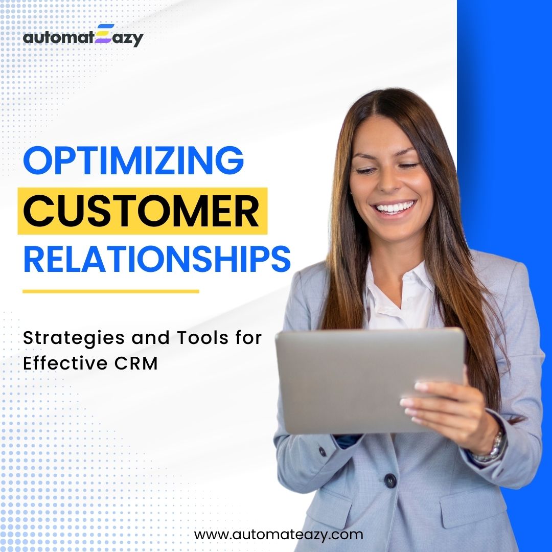 automateazy_'s tweet image. Crafting unforgettable experiences: Elevating customer connections to new heights. 💼✨ #CustomerRelationships #OptimizationJourney #CustomerFirst #Automateazy #automation #CRM