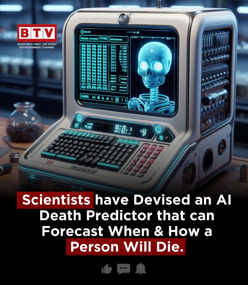 BadarTelevision's tweet photo. Life2vec, an AI breakthrough, claims 78% accuracy in predicting mortality using just four inputs, signaling potential advancements in personalized health insights and lifestyle choices. 💬🤖
#AIInnovation #HealthPrediction #PAKvsNZ #TheGreatestOfAllTime #آگےآگےدیکھئےہوتاہےکیا https://t.co/XvcgDGak1x