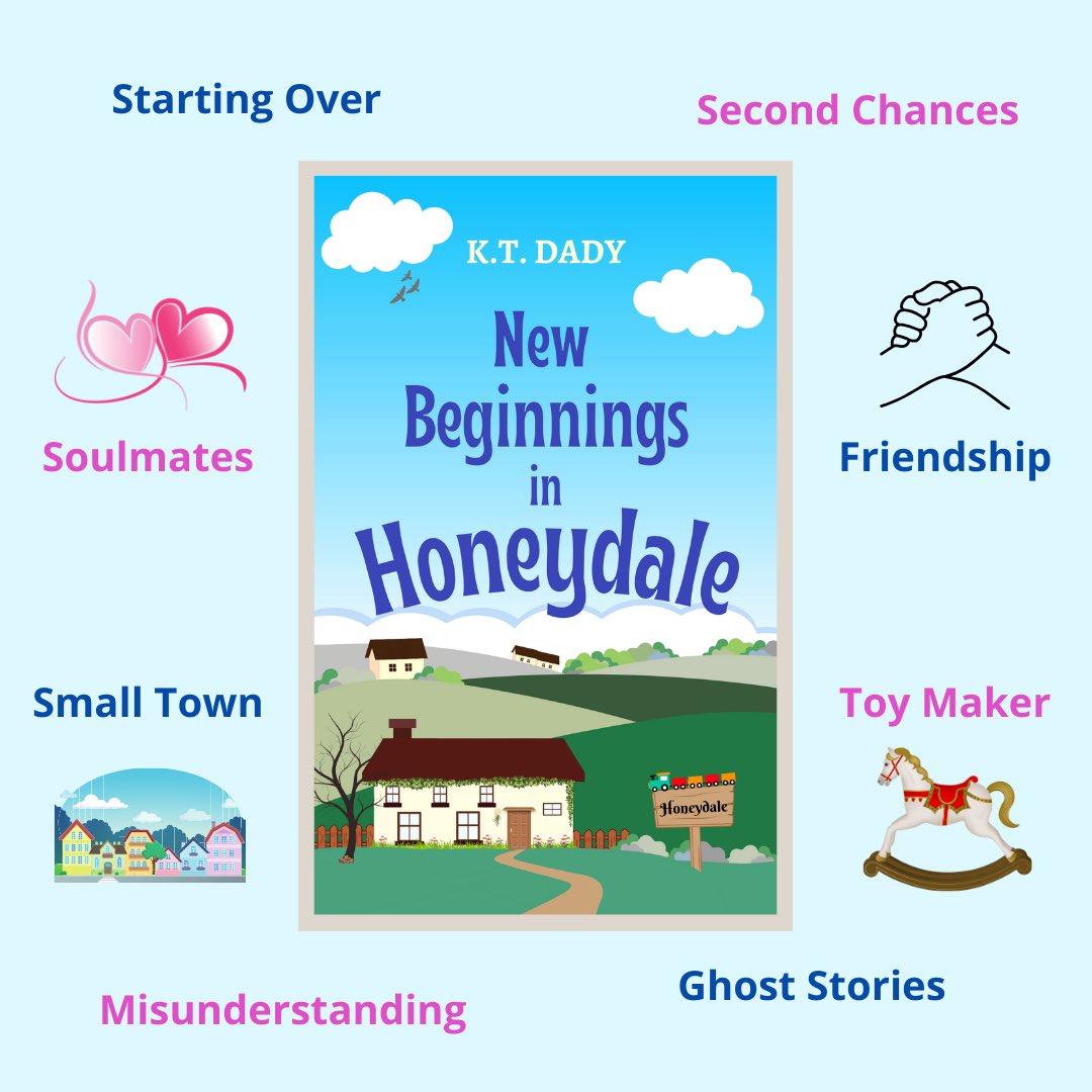 My #TuesNews @RNAtweets is the 5th book in the bestselling #honeydaleseries is out now.

📍 mybook.to/NewBeginningsH…

#smalltownromance #womensfiction #novella