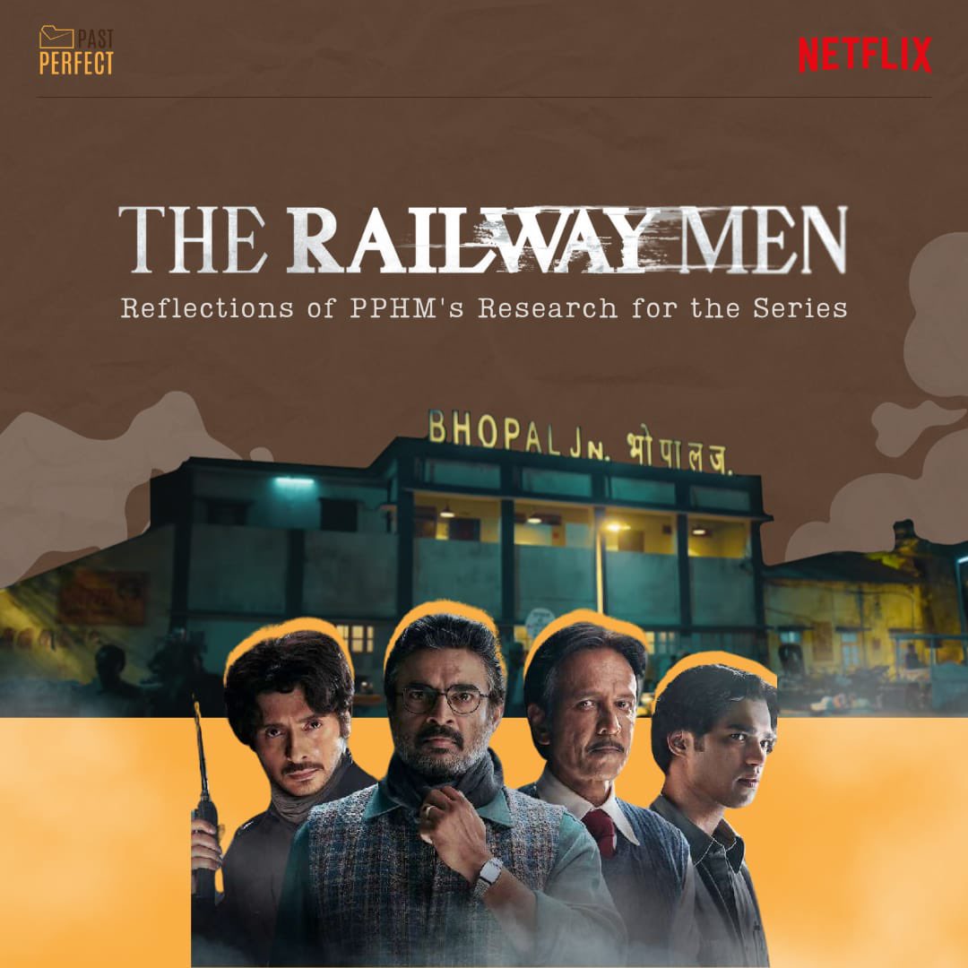 PastPerfectLive's tweet photo. Watched #TheRailwaymen on @NetflixIndia a while back? Now it’s time to peel back the curtain on the extensive research that fueled this compelling #webseries. A thread. #latepost #ourwork #basedontrueevents #netflixandresearch #behindthescenes https://t.co/6mQSr4Ppmq