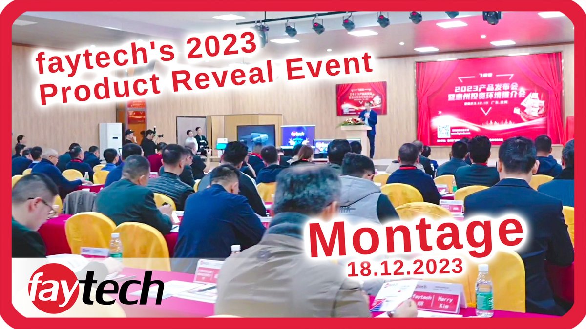 faytechShenzhen's tweet photo. In case you missed it, last month #faytech hosted a #Product Reveal #Event at the Carundo Sports Park in #Huizhou, #China. See the #highlights of this event in a 3-minute #montage, offering a glimpse into the #exciting #moments.
https://t.co/BQDppZbhRj https://t.co/tGQWQObDFS