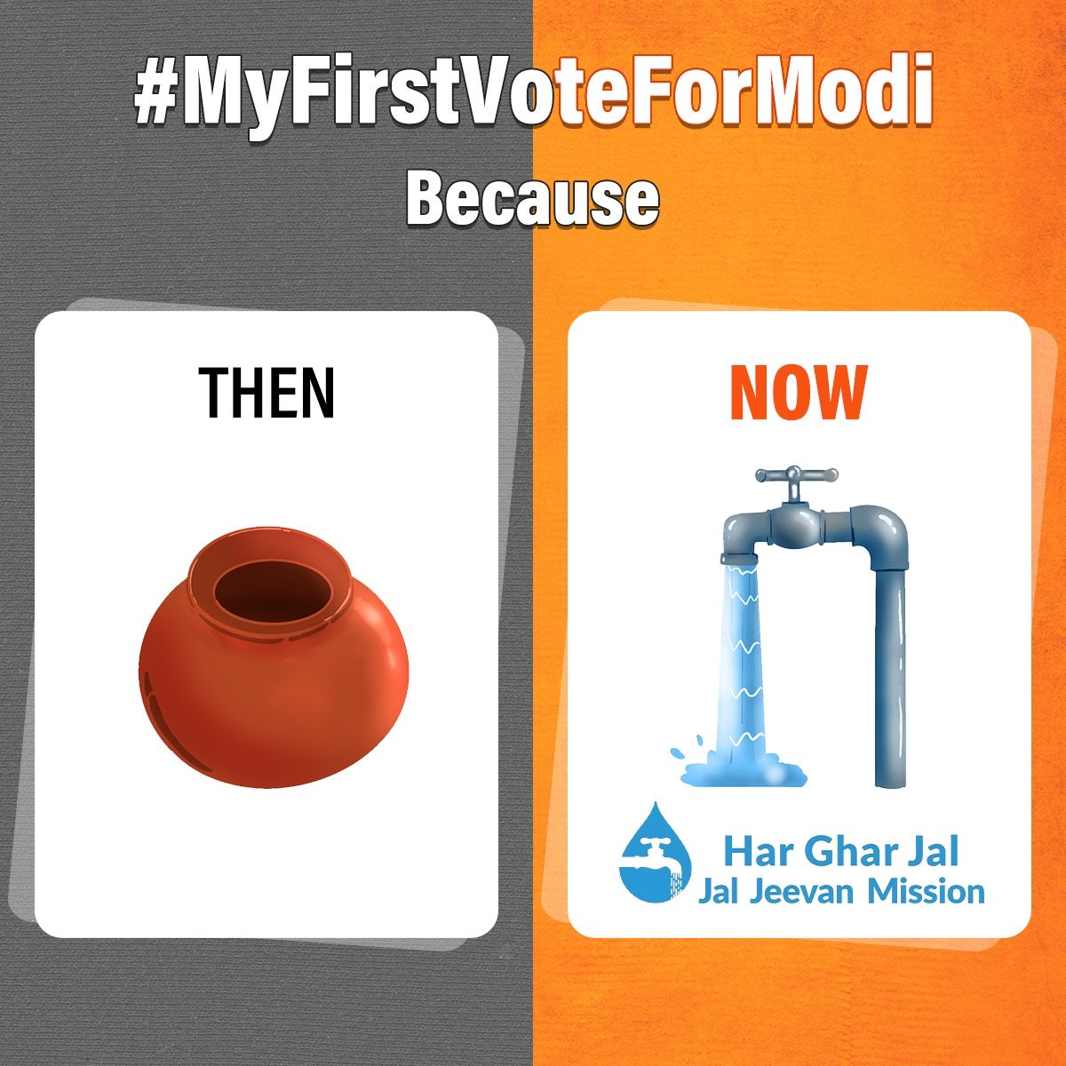 RUPESHKUMARBJP's tweet image. #MyFirstVoteForModi