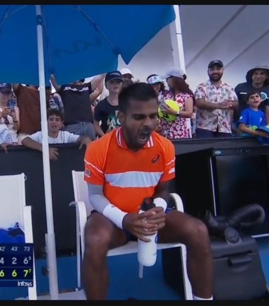 Sumit Nagal beats Bublik 6-4 6-2 7-6(5) at the Australian Open Last year, he was outside of the top 500. He said he had just 900 euros in his bank account at 1 point. It’s not easy to admit that, but his story was raw, honest, & real. He made $120,000 today. And he deserves…