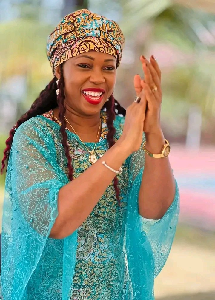 DwriteNelson's tweet image. Her Excellency Dr Fatima Maada Bio, First Lady of the the Republic of Sierra Leone