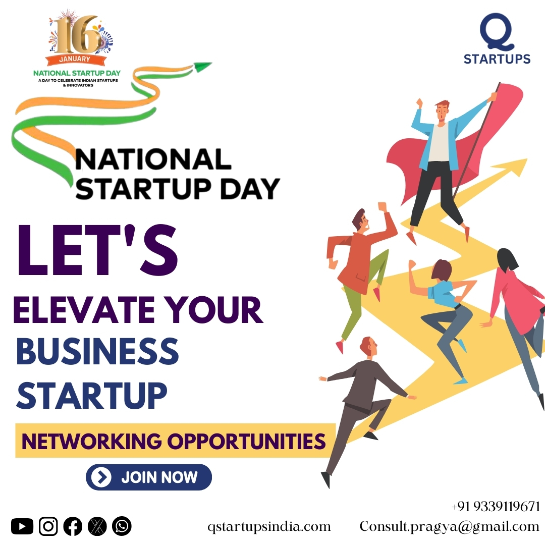 QStartupsIndia's tweet photo. 🚀 𝐇𝐚𝐩𝐩𝐲 𝐍𝐚𝐭𝐢𝐨𝐧𝐚𝐥 𝐒𝐭𝐚𝐫𝐭𝐮𝐩 𝐃𝐚𝐲! 🌐

𝐂𝐥𝐢𝐜𝐤 𝐭𝐡𝐞 𝐥𝐢𝐧𝐤 𝐭𝐨 𝐞𝐦𝐛𝐚𝐫𝐤 𝐨𝐧 𝐲𝐨𝐮𝐫 𝐬𝐭𝐚𝐫𝐭𝐮𝐩 𝐣𝐨𝐮𝐫𝐧𝐞𝐲 : https://t.co/rVBbuCgUyX 🚀🌟

#NationalStartupDay #BusinessNetworking #StartupOpportunities #QStartups #EntrepreneurialJourney https://t.co/zCKfGksRaW