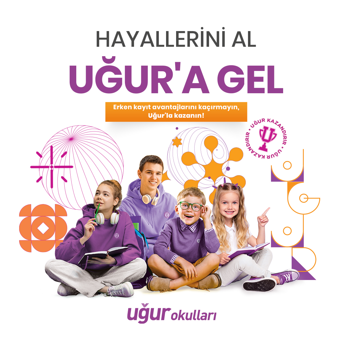 Hayallerini Al Uğur'a Gel!
 
Fark yaratan eğitim modellerimiz ve yarım asrı aşkın sınavlara hazırlık deneyimimizin öncülüğünde geleceğe Uğur Okullarında hazırlan, başarıya emin adımlarla ilerle!🚀

Uğur Okulları ailemizin bir parçası olmak ve erken kayıt avantajları hakkında