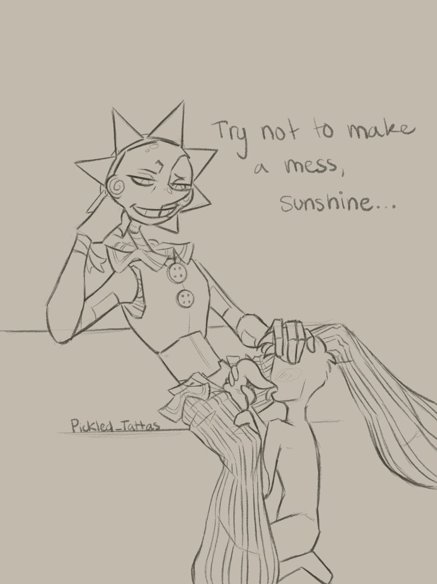 Res1dingD3ath_'s tweet photo. IM HAVING SO MUCH BRAIN ROT 😩 I NEED TO EAT HIS COCK LIKE A STARVED MAN 
#sundrop #sundropnsfw #sundropfnaf https://t.co/YatsP4IrvD