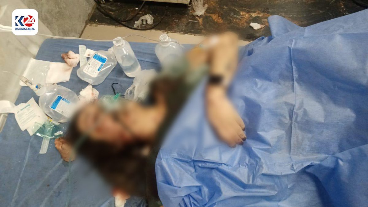 K24English's tweet photo. The civilian causalities sustained as the result of the Iranian ballistic missile attacks on Kurdistan Region's Erbil city on Monday night. 

📸Submitted to Kurdistan24 https://t.co/Wz4UoOKQmb