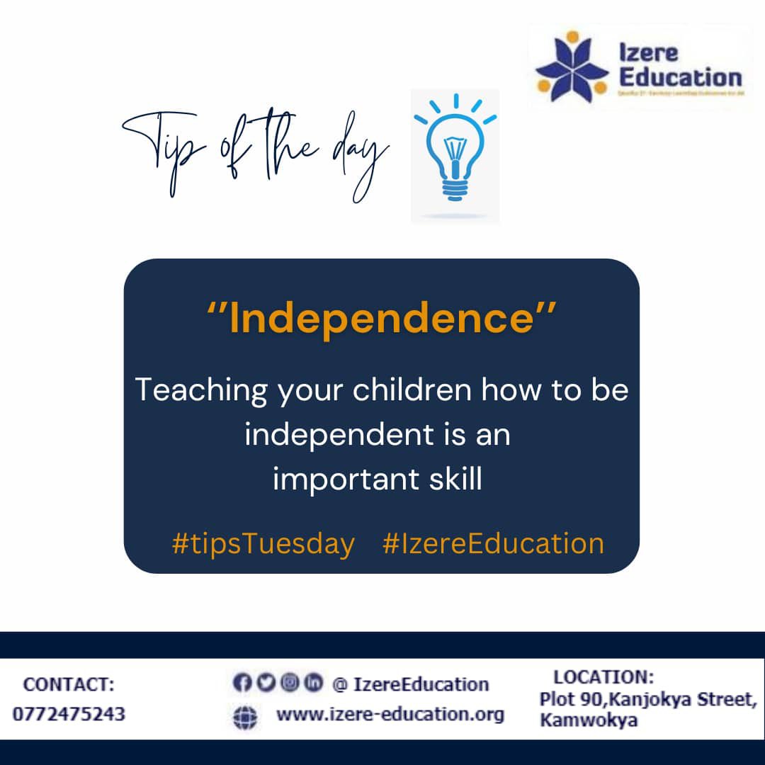 'Empowering the future generation starts with teaching independence!🌟👧👦

Encouraging kids to think for themselves, problem-solve, and make decisions fosters resilience, self-confidence. Let's equip them with the skills they need to thrive! #IndependenceMatters #EmpoweringKids'