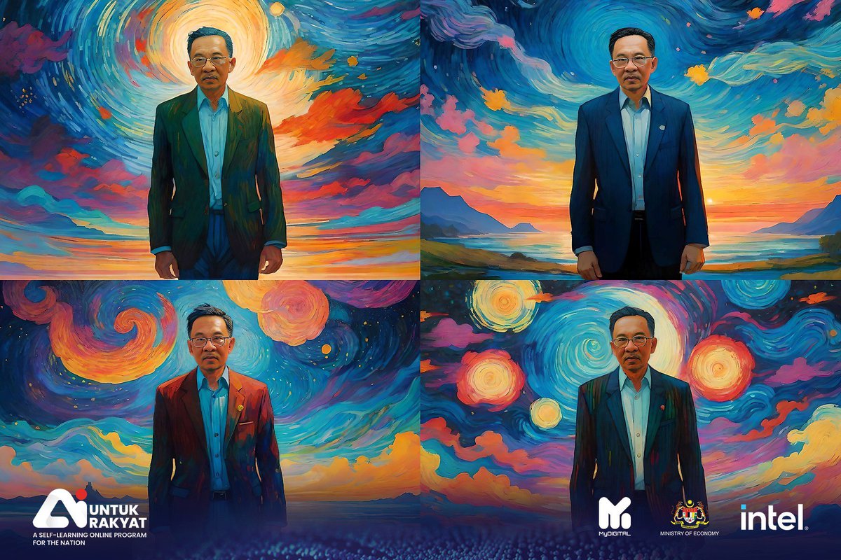 Hari ini saya telah meluncurkan ‘Program AI untuk Rakyat’ bersama Menteri Ekonomi Rafizi Ramli, Ketua Pengarah Perkhidmatan Awam Dato’ Sri Wan Ahmad Dahlan Abdul Aziz dan Pengarah Urusan Intel Malaysia Puan AK Chong.

Program AI untuk Rakyat’ ini adalah inisiatif kerajaan melalui