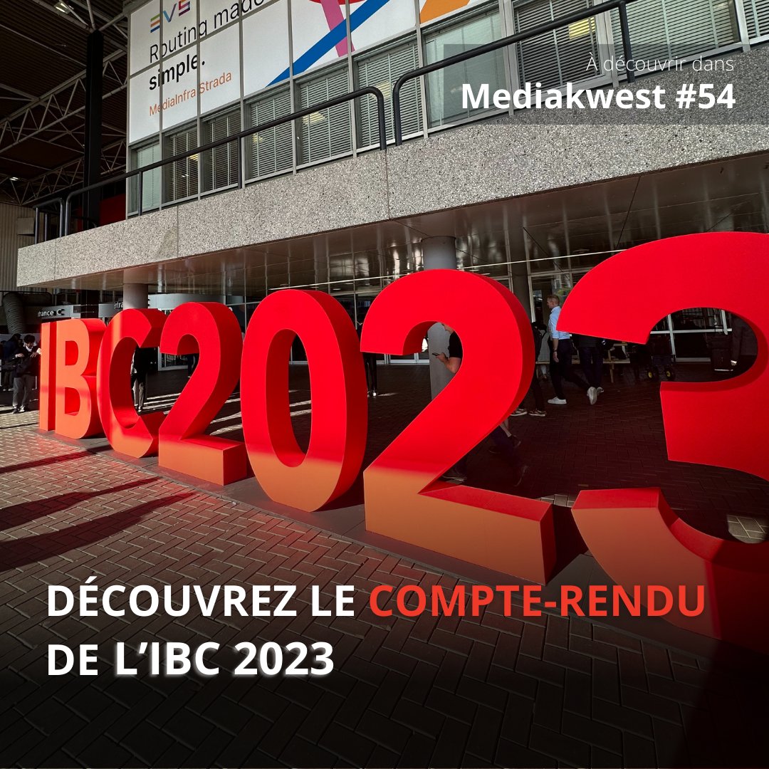 Mediakwest's tweet image. 🆕 À retrouver dans Mediakwest #54
Retrouvez le compte rendu de l’@IBCShow 2023 avec les tendances pour cette nouvelle année 2024 dans le Mediakwest #54
L’article :
🗞️ 👉 bit.ly/3qFSSg0
📲 👉 bit.ly/46YCGsV
#IBC2023 #technologie #innovation