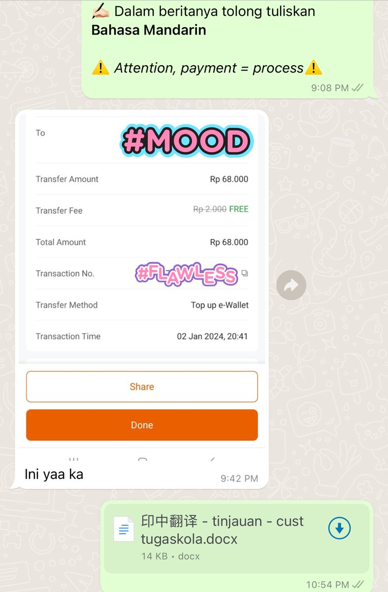 Yuk joki mandarin open nih!
Semua jenis tugas bisa. Even study plan bisa! Mimin HSK 5, TOCFL band C1 loh, kuliah di china juga!
Langsung ajaaaaa dijamin trusted 🫡
wa.me/85659079625

#zonauang #zonajoki #jokimandarin #jokimandarintrusted #jokitrusted