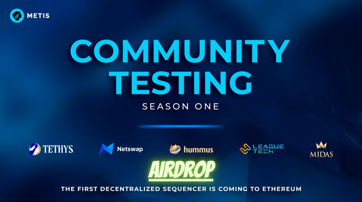 Gautamguptagg's tweet photo. 🪂 #Metis Incentivised Community Sequencer Testing Live @MetisDAO 

🤑 0$ Investment - 5Min Work #Airdrop

👇🧵Full Guide