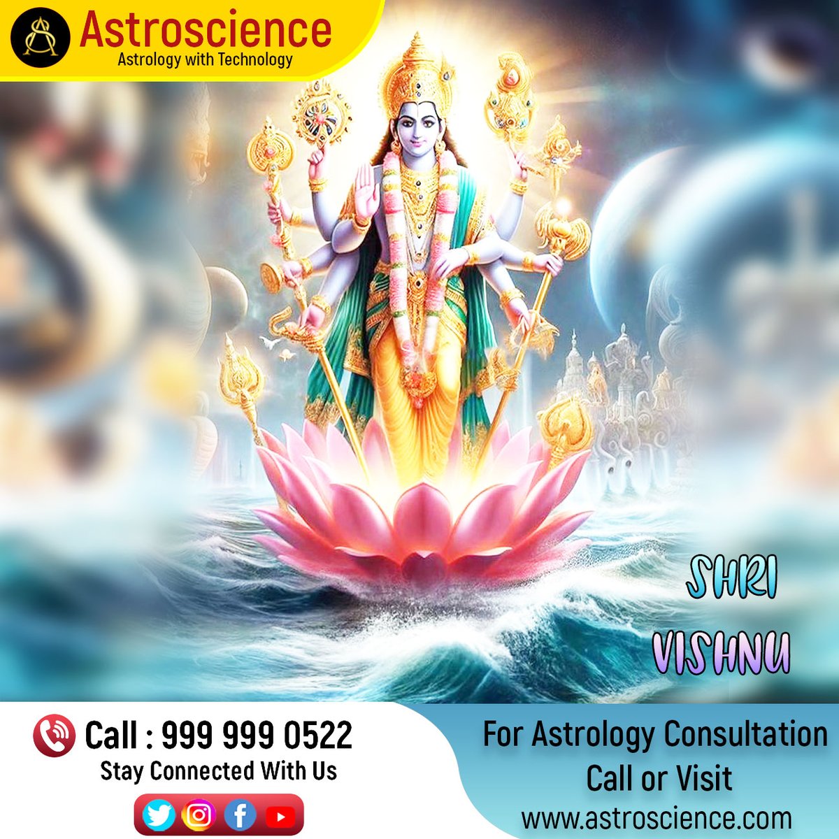 astrosciencecom's tweet photo. सृष्टि के पालनहार श्री विष्णु भगवान कृपा प्राप्ति के लिए गुरुवार के दिन स्वच्छ होकर पीले रंग के वस्त्र पहनें, विष्णु जी को परिजात के फूल या तुलसी के पत्ते चढ़ाएं।
अपनी समस्या या सवाल भेंजे- https://t.co/LbNIRf8DQz https://t.co/y6NWJzuQGM
