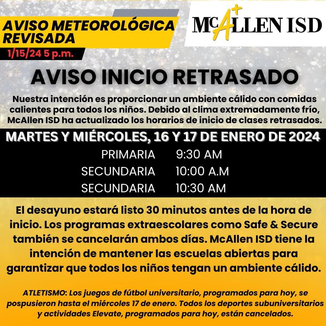 What McAllen tweet media