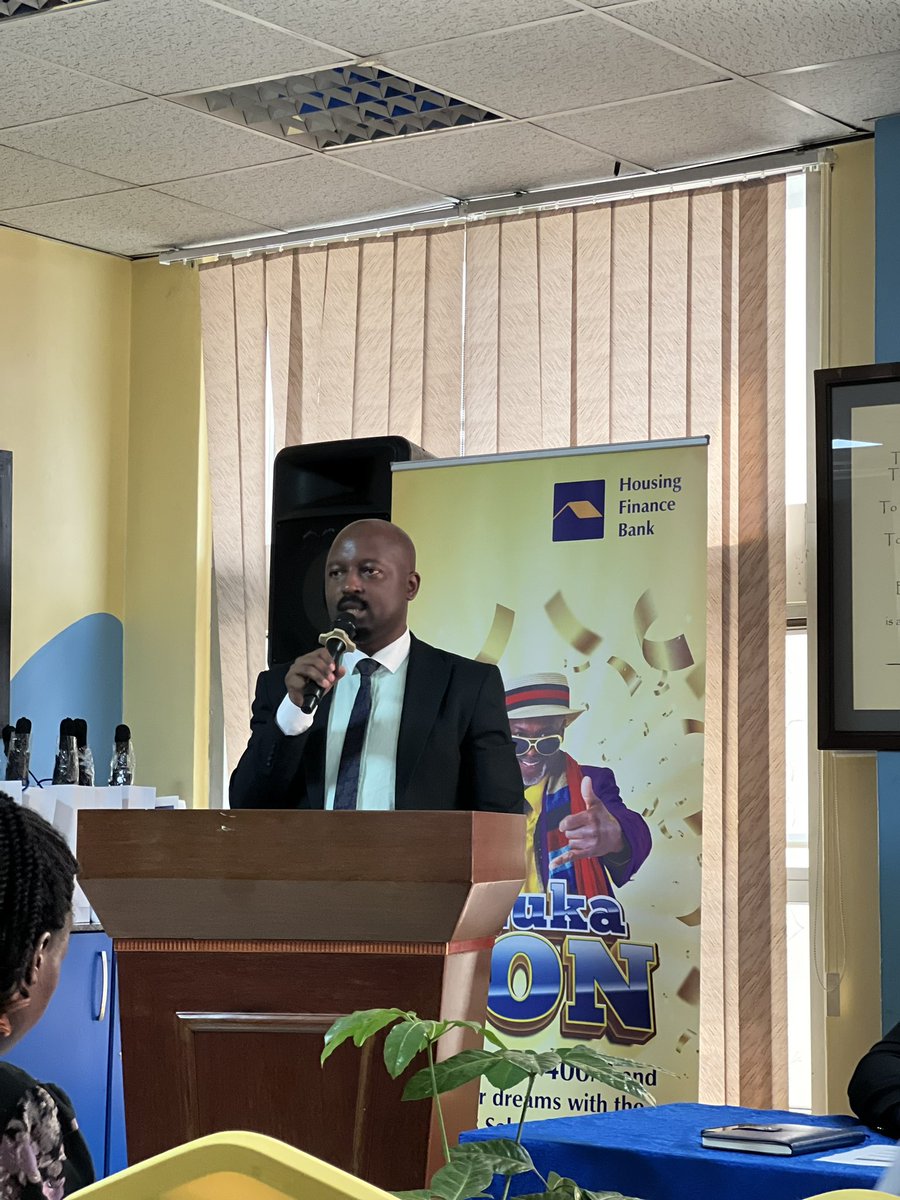 “We have a number of solutions for all our customers. As the leading mortgage bank in Uganda, please engage with us”~@Jkaweesi, Head of mortgage, HFB.

#FuukaDon
#WeMakeItEasy