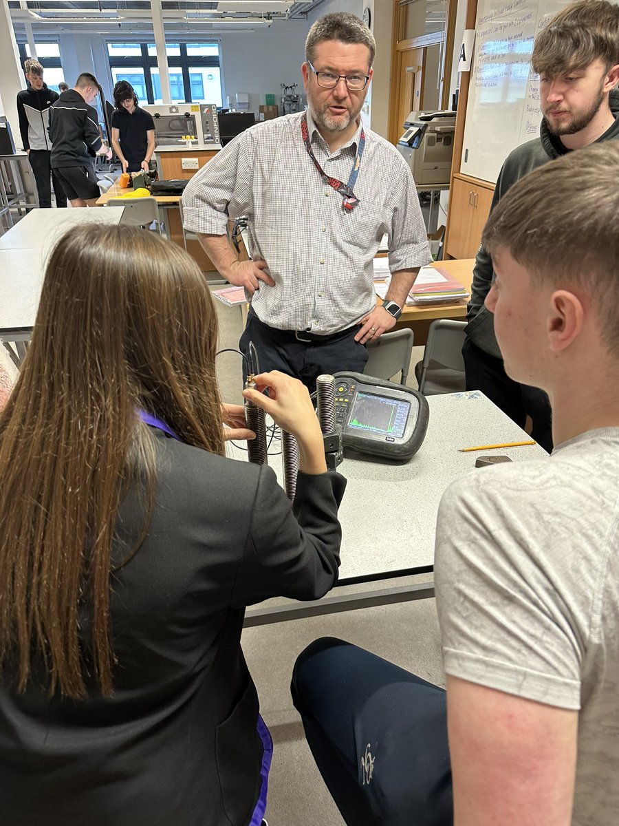 ITS_NDT's tweet photo. Everyday is a school day and yesterday was no exception! 📚✏️

Stashia Grieve and George Shields MinstNDT visited Levenmouth Academy again for our annual introduction to NDT sessions to provide an insight into International Testing Services and the projects/sectors we work with. https://t.co/Sk6xiCpvsk
