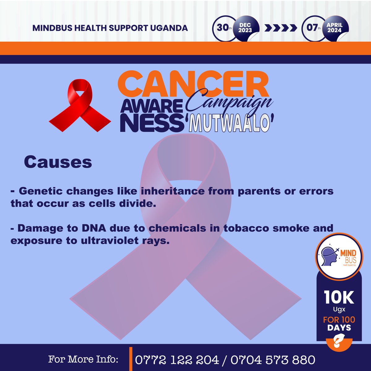 mindbusug's tweet photo. Unearthing the Mysteries of #Cancer: Two Categories, Countless Causes. Stay tuned as we unfold the specifics of each category. #CancerAwareness #mentalhealth #PowerOf10k https://t.co/lZIwNLJwe7