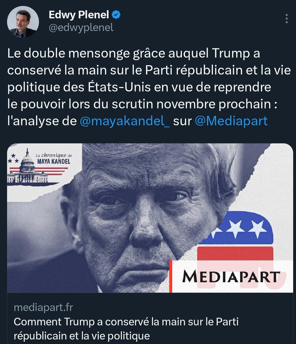 TrumpFrance's tweet photo. Le communiste Edwy Plenel pense qu'il y a encore un public qui croit ses mensonges sur Trump. https://t.co/1PCZCz0bUm