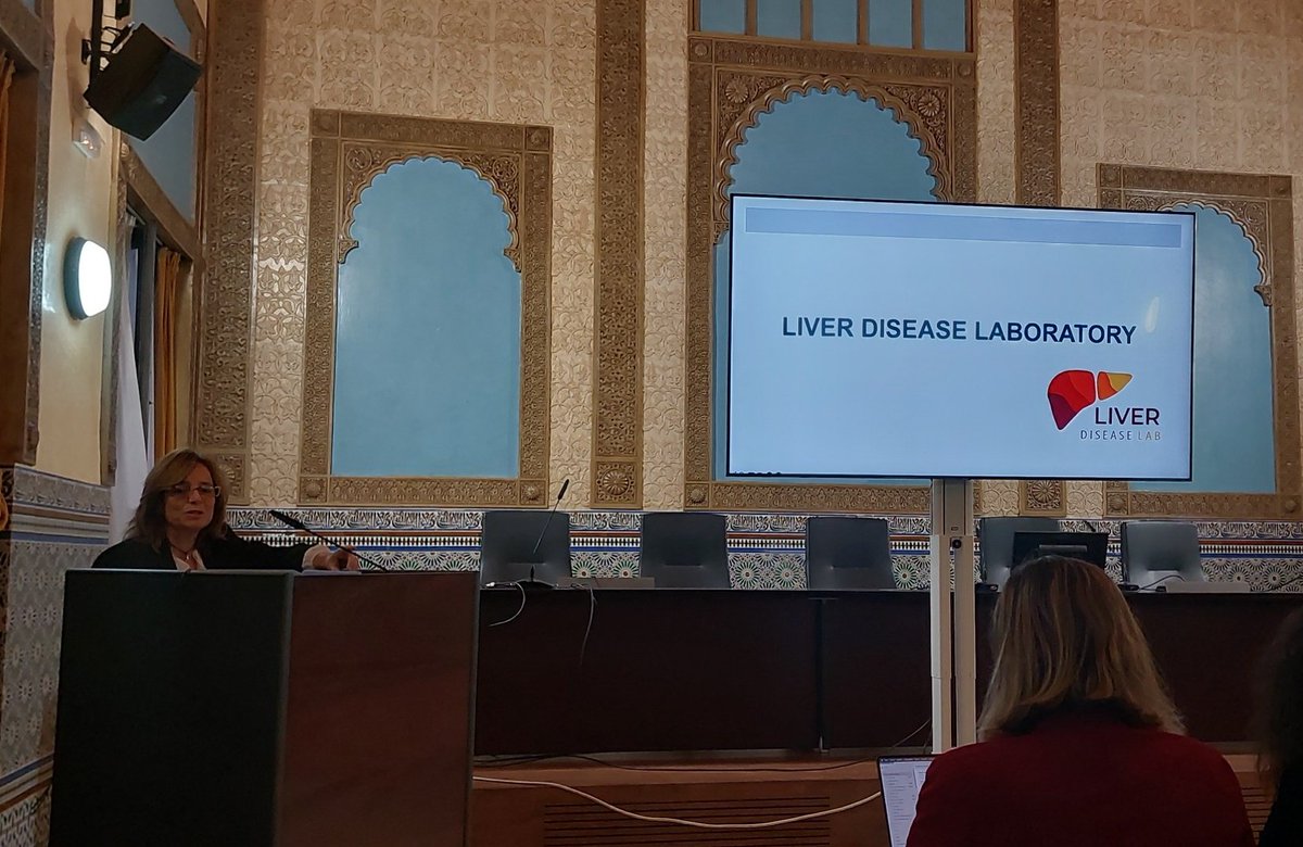 Opening Day 2 of our #MetaboCancer meeting with @chantar_m (@chantarlab /@CICbioGUNE) who explores innovative perspectives for liver disease treatment 🌟 @IMIBIC @Univcordoba @HUReinaSofia @Fac_CienciasUCO