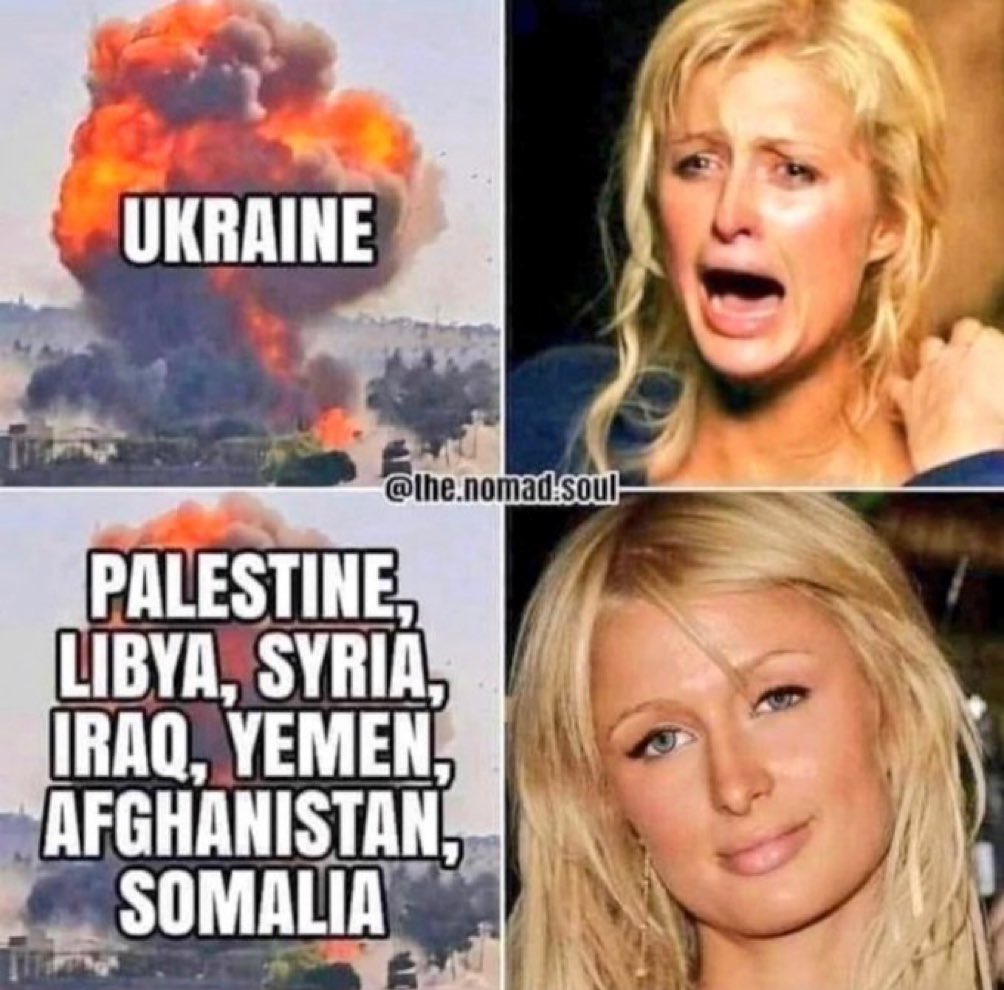 Western hypocrisy.