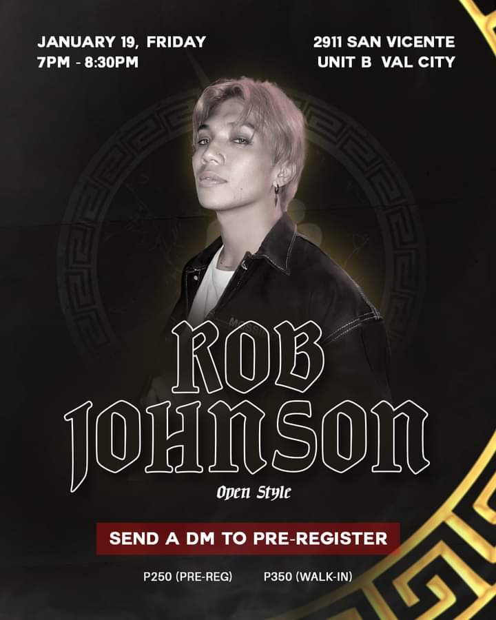 BLVCKPURPLE_OFC's tweet photo. Let's fire up the dance floor on a Friday night! ๐ฅ
Get moving with P-Pop idol reppin' TPM, Rob Johnson, as he sets the vibes for you, Mortals! ๐ฑ
P250 - PRE-REGISTRATION
P350 - WALK-IN
#MythStudio #DanceClass #ValenzuelaDanceStudio #DanceStudio #OpenStyle #ChoreographyClass https://t.co/USr8rxuqYo
