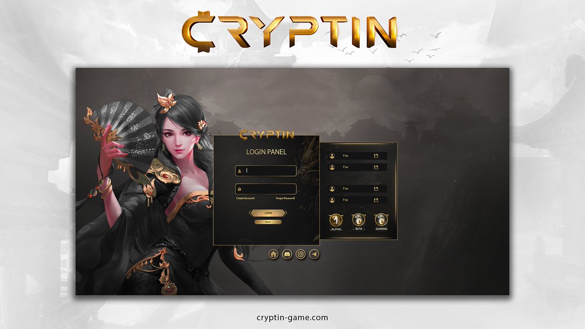 Cryptin_Game's tweet photo. Today we want to show you some quick peeks into login panel, character creation and choosing an empire! ⚔️

Join our ICO now: 
https://t.co/oWOI13Ksl8

#play2earn #free2earn #cryptoico #cryptogames https://t.co/H1WFvsqNgI