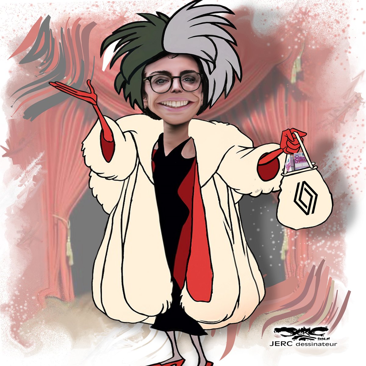 BlaguesDessins's tweet photo. Le #DessinDePresse de Jerc : LR de rien
Retrouvez tous les dessins de Jerc sur : https://t.co/VQNx0gcoo7
#DessinDeJerc #ActuDeJerc #Jerc #Humour #GouvernementAttal #Dati #RachidaDati #MinistreDeLaCulture #CruelladEnfer #AffaireRenault #CorruptionPassive https://t.co/oHh1r9ntbQ