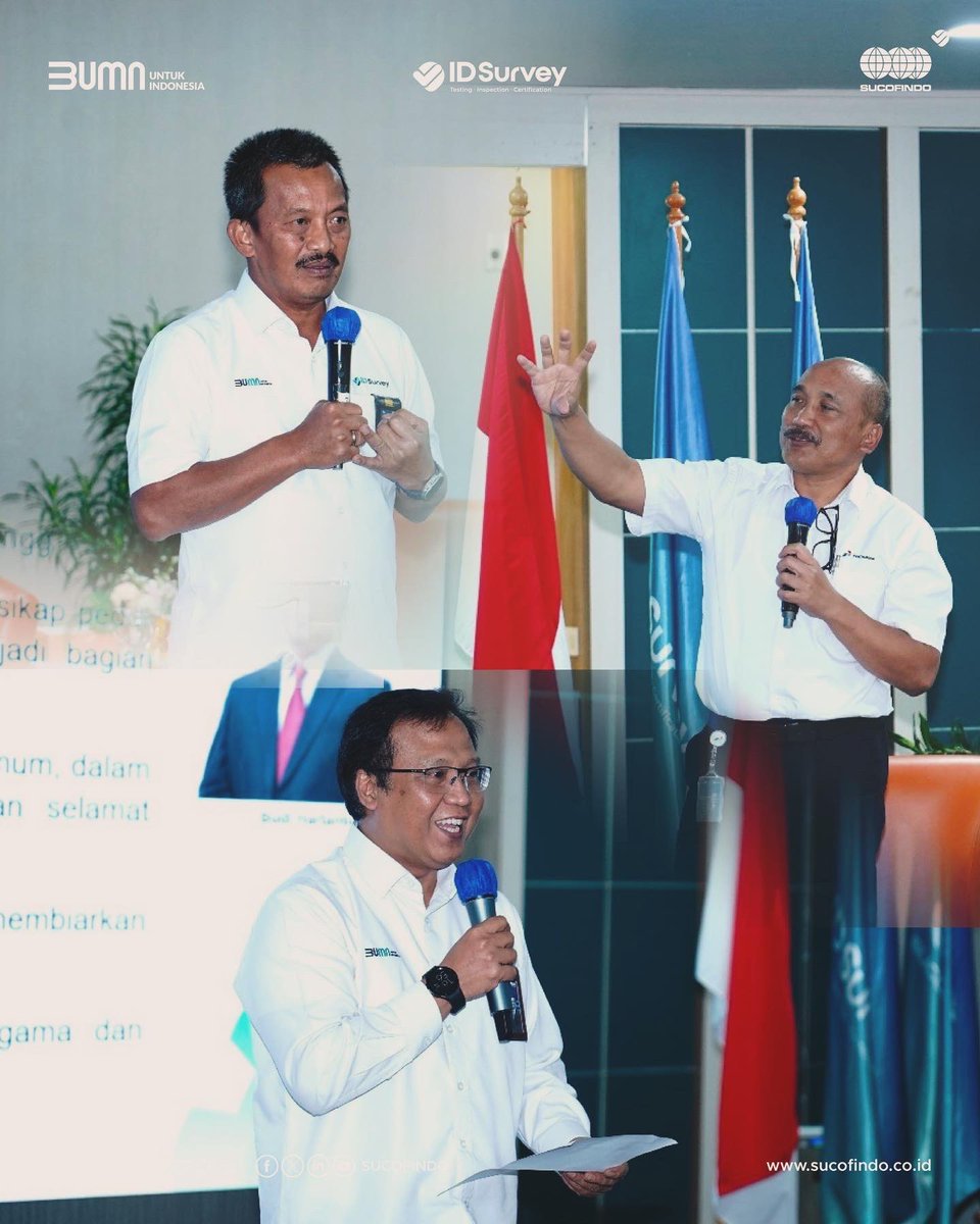 SUCOFINDO's tweet photo. Jakarta (15/1) - Memperingati Bulan K3, PT SUCOFINDO melaksanakan berbagai kegiatan internal guna mengembangkan dan memelihara budaya kerja yang sehat dan aman di lingkungan kerja. Salah satunya kegiatan yang telah dilaksanakan adalah Safety Leadership for Executives. https://t.co/09sCQat1Qd