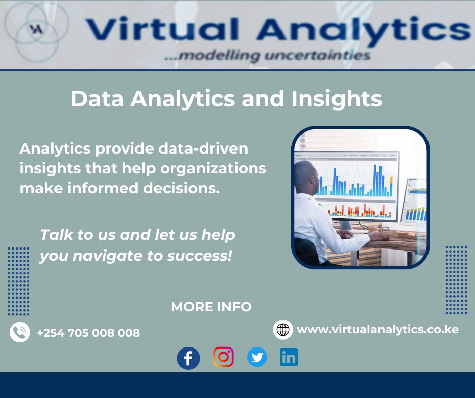 VirtualAnalyt's tweet photo. Unlocking Insights, Driving Decisions: The Transformative Power of Data Analytics 💡📊 #DataDrivenDecisions #AnalyticsRevolution https://t.co/5LQJH9NYyO