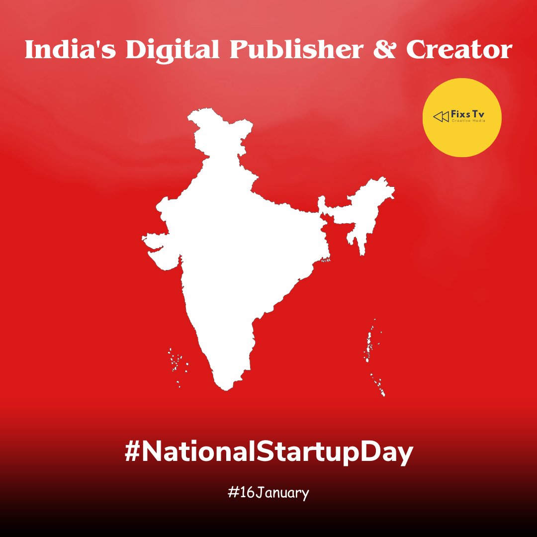 fixstv's tweet photo. India's Best Digital Publisher & Creator #NationalStartupDay
#Fixstv @musafirwaale #Bihar https://t.co/Ya4bw0g3Yx